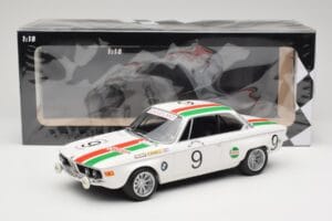BMW 2800 CS E9 #9 Castrol BMW T. Moorkens / E. Haxhe 24 Hours of Spa 1971 Minichamps 1:18 155712709 Métal — image 6 sur 6