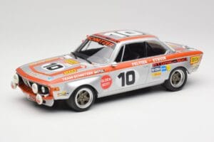 BMW 2800 CS Team Schnitzer #10 J. Fitzpatrick / J. Peltier Spa 1972 Minichamps 1:18 155722710 Métal