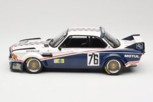 BMW 3.0 CSL E9 Garage Du Bac #76 P. Depnic / H. Coulon 24 Hours of Le Mans 1977 Minichamps 1:18 155772576 Métal — image 3 sur 6
