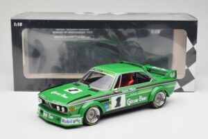 BMW 3.0 CSL E9 #1 Alpina G. Nilsson / D. Quester Winners Nürburgring 1977 Minichamps 1:18 155772501 Métal — image 6 sur 6