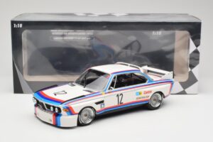 BMW 3.0 CSL E9 #12 BMW Motorsport C. Amon / H-J. Stuck Winners 6 Hours Nurburgring 1973 Minichamps 1:18 155732612 Métal — image 6 sur 6
