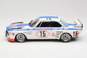 BMW 3.0 CSL E9 #15 BMW Alpina J. Peltier / H. Menzel 24 Hours of Spa 1973 Minichamps 1:18 155732695 Métal — image 3 sur 6