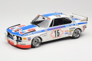BMW 3.0 CSL E9 #15 BMW Alpina J. Peltier / H. Menzel 24 Hours of Spa 1973 Minichamps 1:18 155732695 Métal