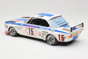 BMW 3.0 CSL E9 #15 BMW Alpina J. Peltier / H. Menzel 24 Hours of Spa 1973 Minichamps 1:18 155732695 Métal — image 5 sur 6