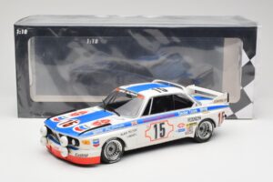 BMW 3.0 CSL E9 #15 BMW Alpina J. Peltier / H. Menzel 24 Hours of Spa 1973 Minichamps 1:18 155732695 Métal — image 6 sur 6
