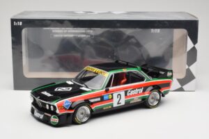 BMW 3.0 CSL E9 #2 Luigi Racing J-M. de Wael / A. de Fierlant Winners GP Nurburgring 1976 Minichamps 1:18 155762502 Métal — image 6 sur 6