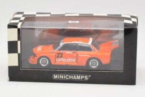BMW 320i Group 5 #23 E. Cheever / G. Villeneuve 6 Hours of Mosport Class Winners 1977 Damaged Spoiler Minichamps 1:43 4007723 — image 5 sur 5