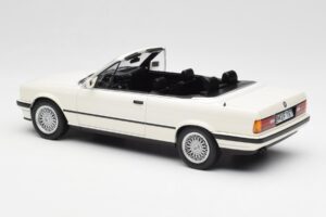 BMW 325i E30 Cabriolet Alpine Blanc Norev 1:18 183213 Métal — image 5 sur 6