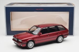 BMW 325i E30 Touring Rouge Metallic Norev 1:18 183218 Métal — image 6 sur 6
