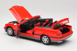 BMW 325i E36 Cabriolet Rouge Maisto 1:18 50229 Métal — image 5 sur 8