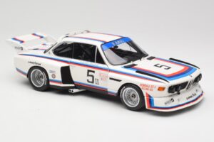 BMW 3.5 CSL E9 Gr.5 #5 K.W.M. Racing K. Miller / D. Cowart 6 Hours of Watkins Glen 1979 Minichamps 1:18 180792005 Métal — image 6 sur 8
