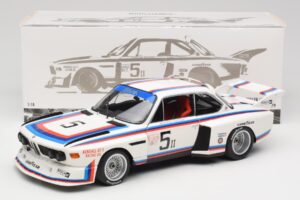 BMW 3.5 CSL E9 Gr.5 #5 K.W.M. Racing K. Miller / D. Cowart 6 Hours of Watkins Glen 1979 Minichamps 1:18 180792005 Métal — image 8 sur 8
