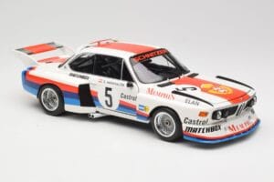 BMW 3.5 CSL E9 Gr.5 #5 S. Manhalter Winner Havirov Interseries 1977 Minichamps 1:18 180772005 Métal — image 6 sur 8
