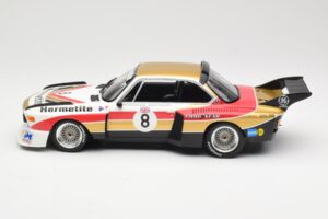 BMW 3.5 CSL E9 Hermetite #8 J. Fitzpatrick / T. Walkinshaw 1000 km Nurburgring 1976 Minichamps 1:18 155762608 Métal — image 3 sur 6