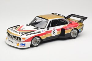 BMW 3.5 CSL E9 Hermetite #8 J. Fitzpatrick / T. Walkinshaw 1000 km Nurburgring 1976 Minichamps 1:18 155762608 Métal