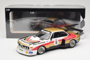 BMW 3.5 CSL E9 Hermetite #8 J. Fitzpatrick / T. Walkinshaw 1000 km Nurburgring 1976 Minichamps 1:18 155762608 Métal — image 6 sur 6