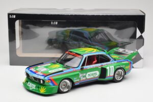 BMW 3.5 CSL E9 Schnitzer #10 D. Quester / R. Peterson 6 Hours Watkins Glen 1976 Minichamps 1:18 155762610 Métal — image 6 sur 6