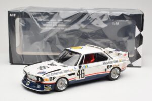 BMW 3.5 CSL E9 #46 Team Brock P. Brock / F. Muir / J. Aubriet 24 Hours of Le Mans 1976 Minichamps 1:18 153762646 Métal — image 6 sur 6