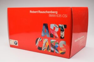 BMW 635 CSi E24 Art Car Robert Rauschenberg AUTOart 1:18 80430150924 Métal — image 7 sur 8