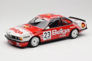 BMW 635 CSi E24 Belga Juma Racing M. Winkelhock / T. Regout 24 Hours of Spa 1985 Minichamps 1:18 155852523 Métal