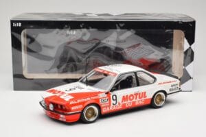BMW 635 CSi E24 #9 Hollinger / P. Giroix Garage du Bac 24 Hours of Spa 1984 Minichamps 1:18 155842509 Métal — image 6 sur 6
