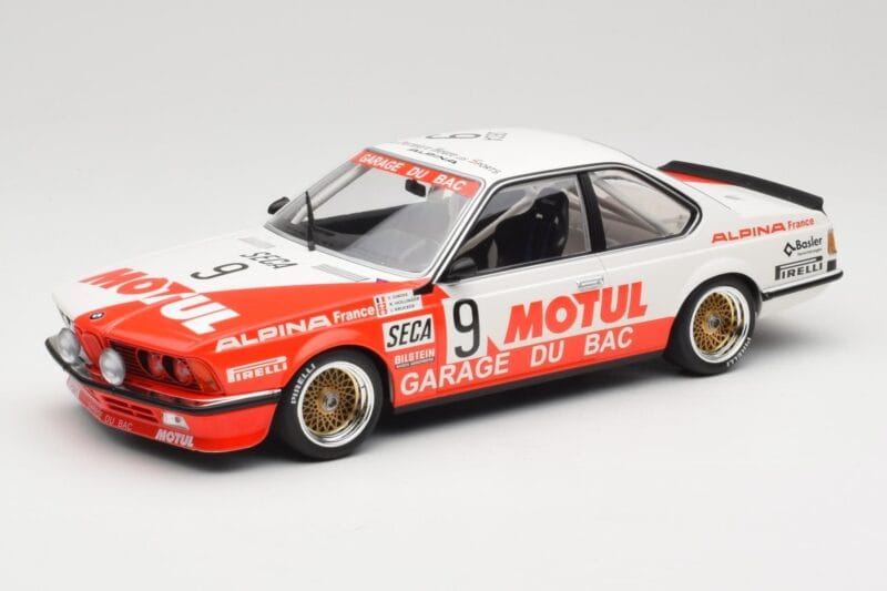 BMW 635 CSi E24 #9 Hollinger / P. Giroix Garage du Bac 24 Hours of Spa 1984 Minichamps 1:18 155842509 Métal