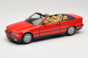 BMW 3 Series E36 Cabriolet Rouge UT Models 1:18 BMW005 Métal