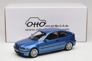 BMW 318ti E46 Compact Estoril Blue Otto 1:18 OT462 Résine — image 6 sur 6