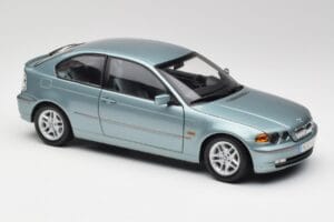 BMW 325Ti E46 Compact Bleu Clair Métallisé Kyosho 1:18 80430024439 Métal — image 6 sur 8