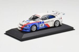 BMW M3 GTR E46 #42 J. Muller / D. Muller / H-J. Stuck / P. Lamy 24 Hours Nurburgring Winner 2004 Minichamps 1:43 444042342 Mé — image 2 sur 4