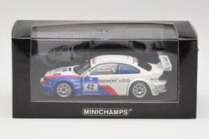 BMW M3 GTR E46 #42 J. Muller / D. Muller / H-J. Stuck / P. Lamy 24 Hours Nurburgring Winner 2004 Minichamps 1:43 444042342 Mé — image 4 sur 4