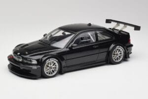 BMW M3 GTR E46 Plain Body Jet Noir AUTOart 1:18 80447 Métal