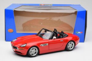 BMW Z8 E52 Roadster Rouge Vif Bburago 1:18 12032 Métal — image 8 sur 8