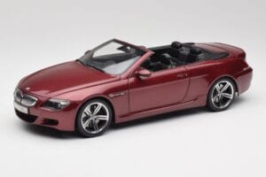 BMW M6 E64 Cabriolet Rouge Kyosho 1:18 80430417423 Métal