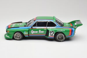 BMW 3.5 CSL E9 Gruppe 5 #12 H. Quester / G. Nilsson Zeltweg Winner 1976 Minichamps 1:18 180762012 Métal — image 4 sur 8
