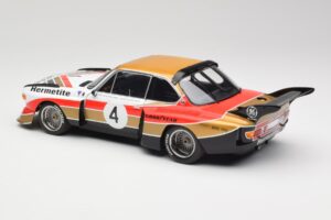BMW 3.5 CSL E9 Gruppe 5 #4 J. Fitzpatrick / T. Walkinshaw Silverstone Winner 1976 Minichamps 1:18 180762004 Métal — image 7 sur 8