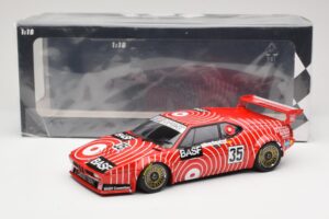 BMW M1 BASF GS Sport #35 H-J. Stuck / H. Heyer 6 Hours of Silverstone 1981 Minichamps 1:18 155812935 Métal — image 6 sur 6