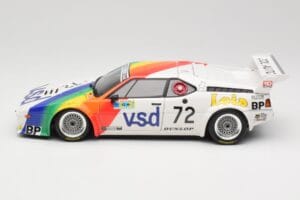 BMW M1 #72 BMW France Zol Auto B. Rousselot / J. Servanin 24 Hours of Le Mans 1981 Minichamps 1:18 180812972 Métal — image 4 sur 8