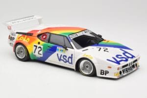 BMW M1 #72 BMW France Zol Auto B. Rousselot / J. Servanin 24 Hours of Le Mans 1981 Minichamps 1:18 180812972 Métal — image 6 sur 8