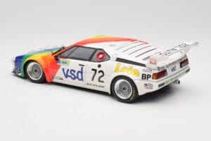 BMW M1 #72 BMW France Zol Auto B. Rousselot / J. Servanin 24 Hours of Le Mans 1981 Minichamps 1:18 180812972 Métal — image 7 sur 8