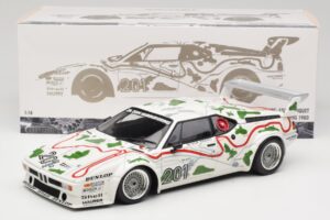 BMW M1 Procar #201 BMW Motorsport H. Stuck / N. Piquet 1000km Nürburgring 1980 Minichamps 1:18 180802901 Métal — image 8 sur 8
