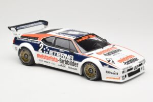 BMW M1 Schnitzer #2 H-J. Stuck Winner Deutsche Automobil Rennsport Trophy Zolder 1982 Minichamps 1:18 155822902 Métal — image 4 sur 6