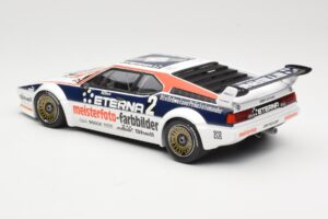 BMW M1 Schnitzer #2 H-J. Stuck Winner Deutsche Automobil Rennsport Trophy Zolder 1982 Minichamps 1:18 155822902 Métal — image 5 sur 6