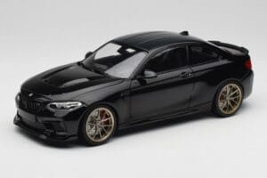 BMW M2 CS F87 Noir Métallisé Avec Jantes Dorées Minichamps 1:18 155021021 Métal
