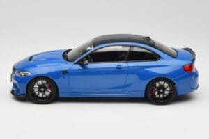 BMW M2 CS F87 Bleu Métallisé Avec Jantes Noires Minichamps 1:18 155021022 Métal — image 5 sur 6