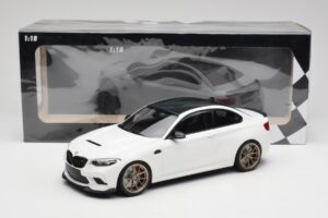 BMW M2 F87 CS Alpine White Jantes Dorées Minichamps 1:18 155021020 Métal — image 6 sur 6