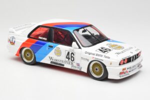 BMW M3 E30 #46 R. Ravaglia / E. Pirro WTCC Calder Park 1987 Minichamps 1:18 180872046-O Métal — image 6 sur 8