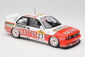 BMW M3 E30 #27 Bigazzi Team S. Soper / A. Hahne 4th Place 24 Hours of Spa 1990 Minichamps 1:18 155902027 Métal — image 4 sur 6