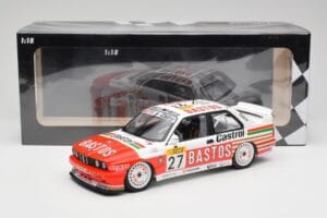 BMW M3 E30 #27 Bigazzi Team S. Soper / A. Hahne 4th Place 24 Hours of Spa 1990 Minichamps 1:18 155902027 Métal — image 6 sur 6