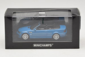 BMW M3 E46 Cabriolet Bleu Minichamps 1:43 BMW015 Métal — image 4 sur 4